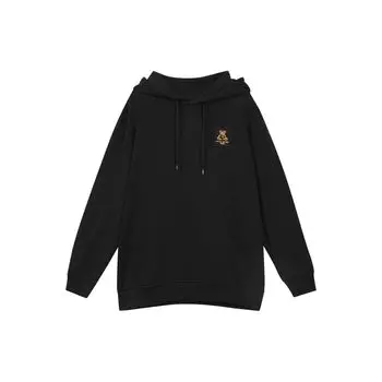 Vans Спортивный повседневный свитер с принтом медведя и буквами, толстовка унисекс, черный цвет VN0A54M7BLK S