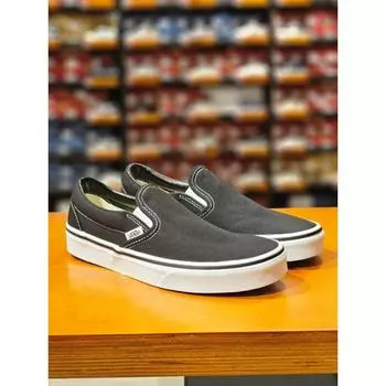 Vans Unisex Classic Slip On Black Vn000eyeblk Sneaker 220