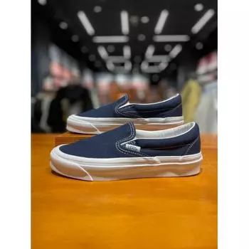 Vans [Vans] Unisex Classic Slip On Lx Sneakers Navy Vn0a45jk1x7 navy/220