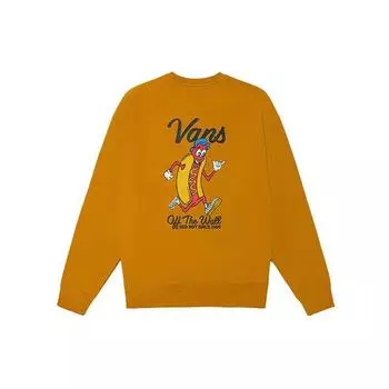 Vans Веселый узор с принтом круглый вырез американский свитшот мужской свитшот желтый VN0A5H749Y3 S