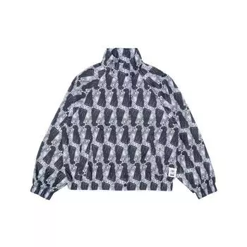 Vans X Opening Ceremony Collaboration Full Pattern Color Block Loose Jacket Men Jacket Black VN0A5FRQPQE M