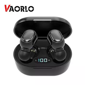 VAORLO новейшие беспроводные наушники E6S, высококачественные Bluetooth-наушники, Hi-Fi стерео с микрофоном, гарнитура-вкладыш для наушников Xiaomi Huawei чёрный
