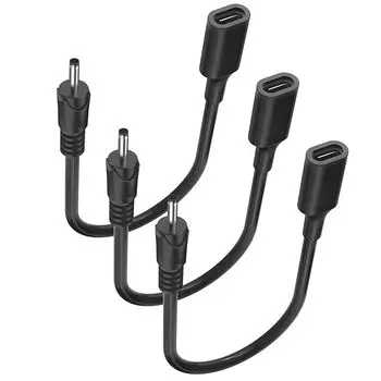 Varbmt 3,5 мм*1,35 мм USB-C DC power pd кабель для зарядки 15 Вт(5В-3А) быстрая зарядка USB Type C PD для преобразования кабеля длиной 30 см многократная защита от нагрева