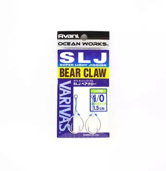 Varivas AH-107 Ocean Works SLJ Bear Claw Задний ассистент 1,5 см, размер 1/0 (4471)