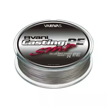 VARIVAS PE Line Avani Casting PE Super Max Power 200m 8 MAX120lb 8pcs Stealth Gray No.