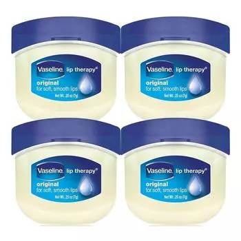 Vaseline Lip Therapy Original Бальзам для губ 7 г, 4 упаковки