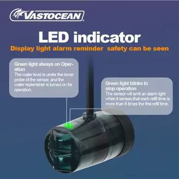 VASTOCEAN Аквариум ATO Refill Systems Аквариум Пресноводная морская вода Автоматический наполнитель воды Циркуляционные водяные насосы EU adapter 110-240V
