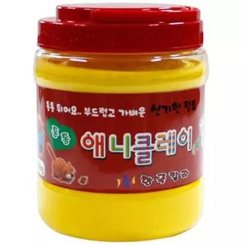 Ведро Anyclay 500г, желтое, Корейские игрушки