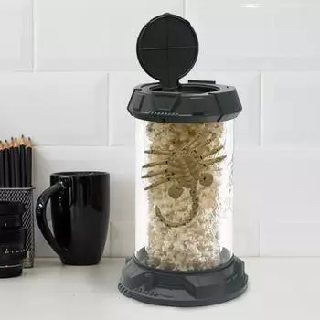 Ведро для попкорна Yousheng Facehugger LED Alien Octopus Tentacles Stasis Chamber Tank Gothic Desktop Decoration Home Decor чёрный