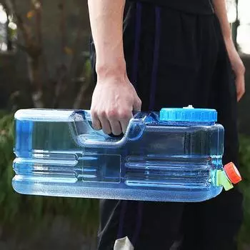 Ведро для воды на открытом воздухе, 5,5 л, 10 л, для хранения воды, ведро для воды для кемпинга, портативный контейнер для воды с краном, пищевой класс для пикника, путешествий