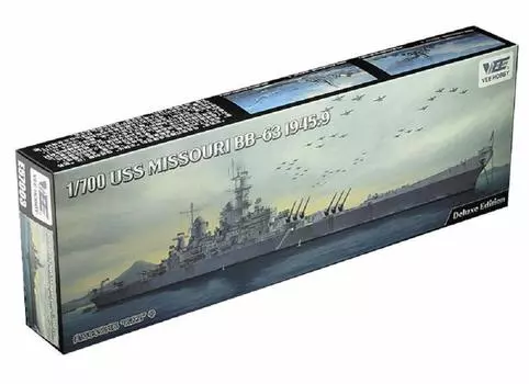 Vee Hobby линкор ВМС США Миссури 1945 Deluxe Edition пластиковая модель VEEE57003 1/700 BB-63