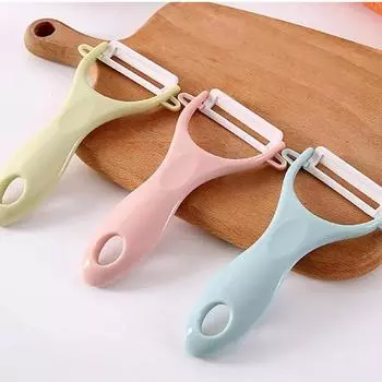 Vegetable and Fruit Peeler Portable Kitchen Potato Peeler Carrot Grater Vegetable Cutter Fruit Peeler Kitchen Tool светло-синий