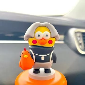 Vehicle figures, chicken house interior, cute figures, miniature ornaments, props, accessories, terrarium figures,Korean car acc
