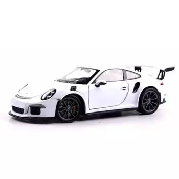 Велли 1:24 фигурки Porsche 911 GT3 RS, белая корейская игрушка