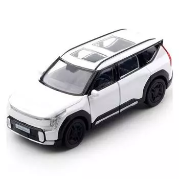Велли 1:38 Kia EV9, белый, 1 шт., корейский автомобильный аксессуар