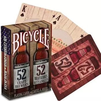 Велосипед Craft Beer V2 Игральные карты Пивоварни Колода Карточные игры Волшебные трюки