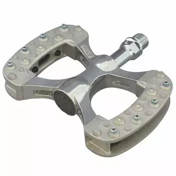 Велосипедная педаль Mikashima GAMMA Silver (МКС) (Гамма) серебряный
