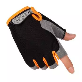 Велосипедные перчатки с половиной пальца для мужчин и женщин, дышащая сетка, противоскользящие MTB велосипедные перчатки, перчатки для тренажерного зала, йоги, спортивных тренировок S