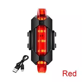 Велосипедный фонарь USB LED перезаряжаемый комплект фар водонепроницаемый велосипедный передний задний фонарь лампа велосипедный предупреждающий фонарик