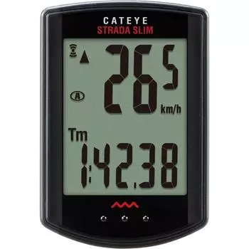 Велосипедный компьютер CAT EYE STRADA SLIM черный спидометр велосипед CC-RD310W