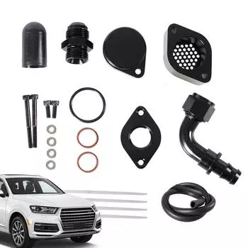 Ventilation Kit for Car Engine Powerstroke Auto Engine Tool for Ventilation Complete Kit Vehicle Accessory for Any DIY чёрный