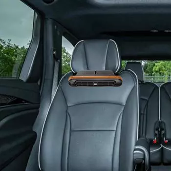 Вентилятор для заднего сиденья автомобиля с разъемом USB, охлаждающий портативный 3-скоростной регулируемый угол наклона для фургона и гольфа