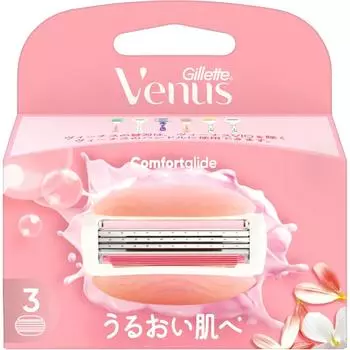 Venus PG desiGn Venus COMFORT LIGht ДЛЯ УВЛАЖНЕНИЯ КОЖИ Аромат белого чая Сменные лезвия Упаковка из 3 шт.