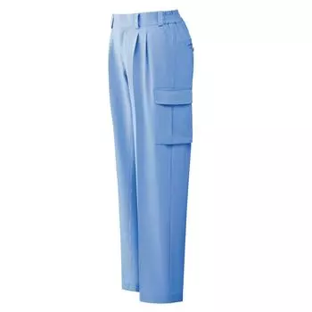Verdexel Work Cargo Full Leg Easy Light 4L [Midori Anzen] Одежда, Брюки, Унисекс, Антистатические, Открывающиеся, Гибкие, VE52C, Низ, Синий, светло-синий
