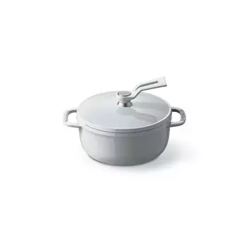 Vermicular Кастрюля для духовки с 2 крышками, отдельно стоящая (Серый Oyster, MINI14см)