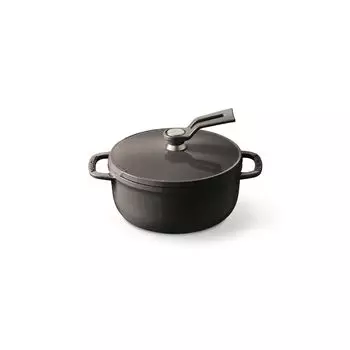 Vermicular Кастрюля для духовки с 2 крышками, отдельно стоящая (Коричневый орех, МИНИ14см)