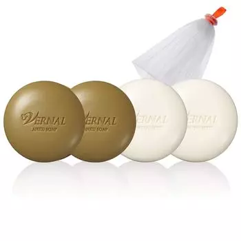 Vernal Basic Soap Набор из 4 мыл 90 г x Sensitive Zaif 90 г x Мыло для лица макияж для чувствительной кожи черные точки (Анкс 2, 2) мыло, мыло, мытье, очищение,