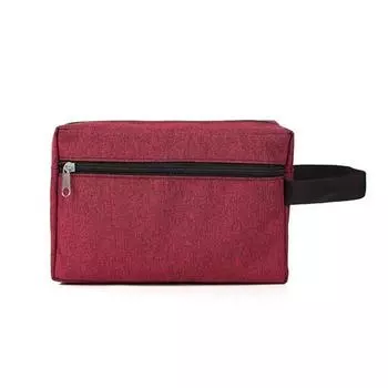 Versatile Layer Double Toiletry Bag Holder Hand Strap Outdoor Home Use Supplies