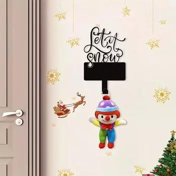 Versatile Metal Hook - Ideal for Key Belt Hanging, Wall Decoration on Christmas, Festivals, and Corridors M бронзовый