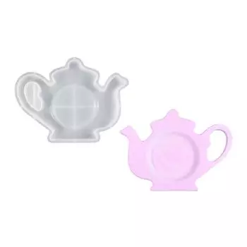 Versatile Teapots Plates Silicone Mold Multi Purpose Silicone Placemat Crafting Mold For DIY Teapot Plate Crafts Charm