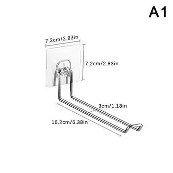 Versatile Wall-mounted Hanger Storage Space-saving Foldable Clothes Hanger Rack Windproof Anti-slip Organizer