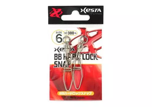 Вертлюг Xesta BB с жестким замком, размер 6 300 фунтов, 2 шт. (3717)