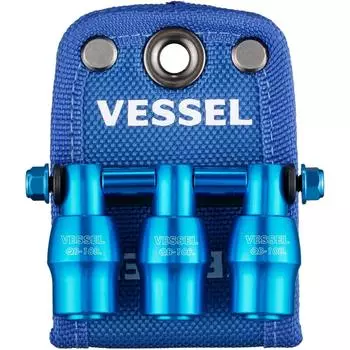 VESSEL Limited Edition Quick Catcher Triple Holder Blue QB-10B3BB Подлинный оригинал из Японии синий
