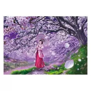 Ветер Сакуры (ПЛ 1304) 1000 деталей, корейские популярные пазлы
