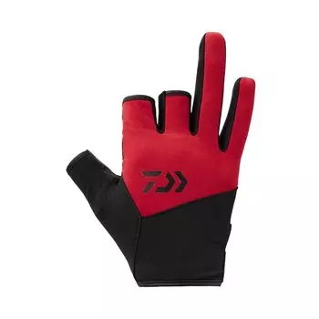 Ветрозащитные перчатки DAIWA 3 Cut Red XL DG-8922W красный