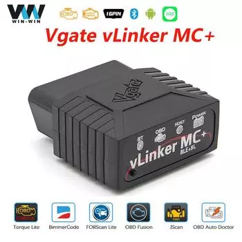 Vgate vLinker MC + для BimmerCode FORScan ELM327 V2.2 Bluetooth 4,0 OBD2 сканер OBD 2 WIFI авто диагностические инструменты лучше, чем ELM327 BT3.0 For Android
