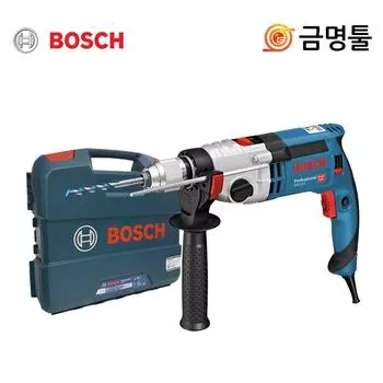 Вибрационная дрель Bosch GSB24 2, 1100 Вт, электрическая ударная дрель с бесключевым патроном и контролем скорости