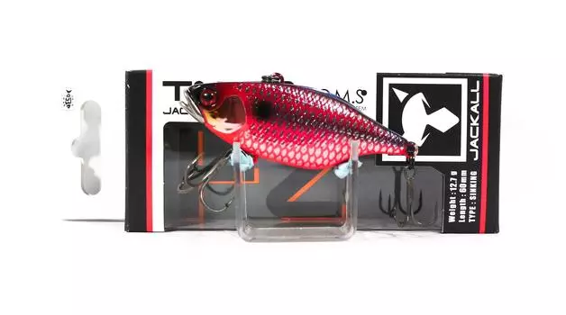 Виброприманка Jackall TN 60 Regular Uroko HL Spark Red (2238)