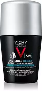 Vichy Homme Deodorant Anti-transpirant 72h TU прозрачный