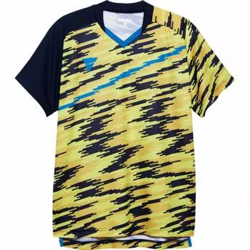 VICTAS Table Tennis Game Shirt Unisex Can be worn in official matches Yellow XL 031476 V-GS902 (0400) жёлтый