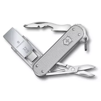 VICTORINOX Jet ALOX 32 ГБ USB-накопитель Multi Tool Setter@work USB3.1 и USB3.0 [] 4.6261.26G32B1 серебряный