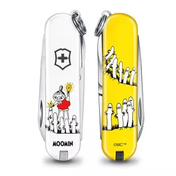 VICTORINOX Moomin Classic SD Little My Light Многофункциональный нож Товары для предотвращения стихийных бедствий Ножницы для кемпинга на открытом воздухе с плоской отверткой Swiss