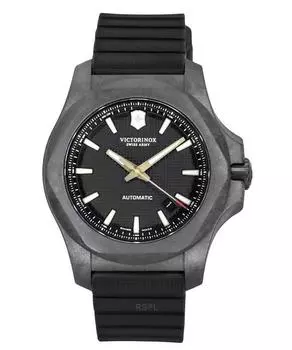 Victorinox Швейцарская армия INOX. Часы мужские с автоматическим механизмом Diver s 241866.1 200M с подарочным набором чёрный
