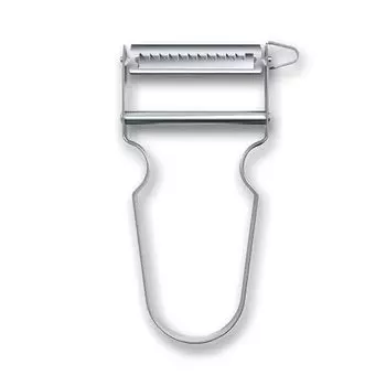Victorinox STAR Serrated Edge Fruit and Vegetable Julienne Cut Peeler with Inox Handle