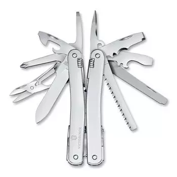 VICTORINOX Swiss Tool Spirit MX Silver с нейлоновым футляром Swiss