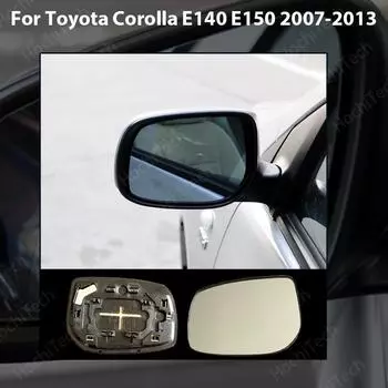 Вид сбоку с подогревом, левый и правый автомобиль, сменное зеркало заднего вида, стекло для Toyota Corolla E140 E150